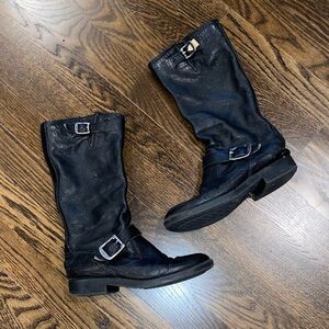 FRYE Veronica Slouch Leather Boots
